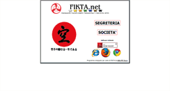 Desktop Screenshot of fikta.net